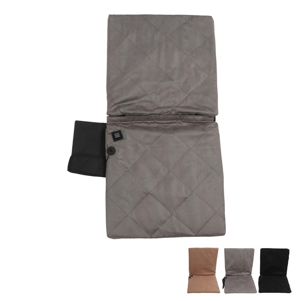 Heated Cushion Foldable Waterproof 3 Modes Temperature Adjustable Portable Heated Cushion Memory Foam Pad for Stadium for Lawn