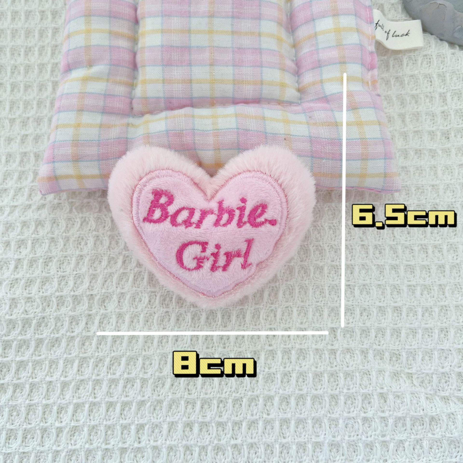 

Плюшевая кукла-сердце с брошью: Милый мультяшный аксессуар для детей и девочек