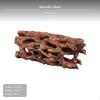 Resin Aquatic Habitat Decor Hiding Cave, Fish Shrimp Shelter, Breeding Fishbowl Red 10x4cm
