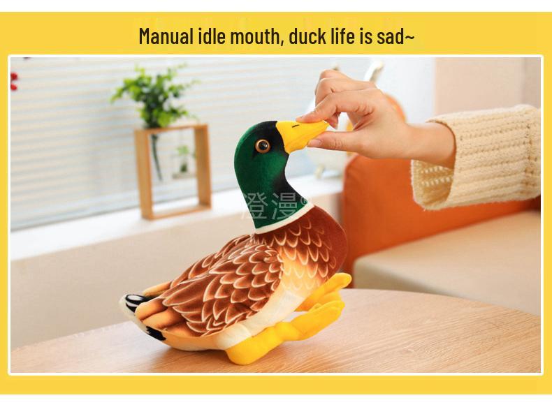 Mandarin Duck Plush Toy – Cute Cloth Doll Ornament for Kids' Birthday Gift