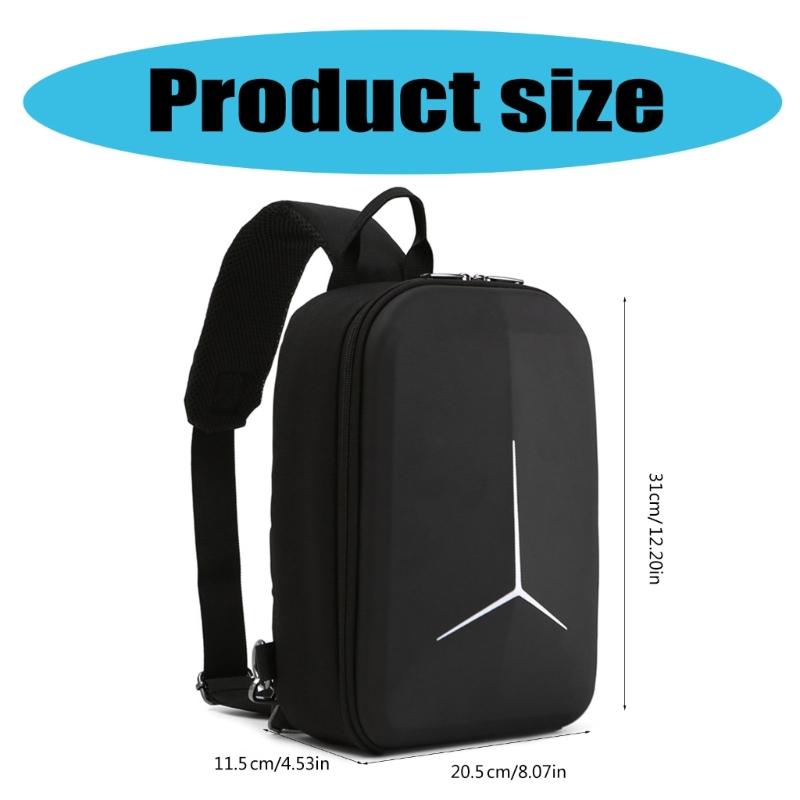 Travel Friendly Protective Case for Drones Secure Storage Bag with Single Shoulder Straps