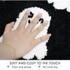 Halloween Bathroom Rug Spooky Black White Ghost Bath Mat for Halloween Bathroom Decor Non-Slip Washable Ghost Bath Rug for Front Doormat, Bedroom Rug