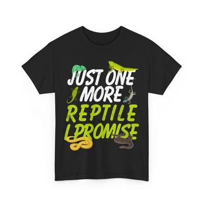 Reptilien Nur noch eine Reptilie versprochen Eidechse Gecko Chamäleon Liebhaber Shirt