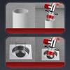 ABS Material Cover Drainage Pipe Connector Compatible With 40 50 Drains Detachable Design Easy Cleaning Feature