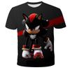 2026 Sonic Shadow The Hedgehog T Shirt For Men Women 3D Print Anime Graphic Tee Short Sleeve Round Neck Casual Streetwear Tops