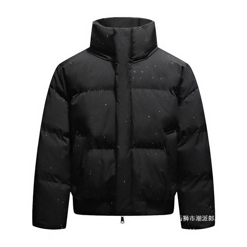 Winter Gypsy Design Stand-up Collar Jacket Couple Retro Short Cotton Clothes Men's Trendy Brand High-end Cotton-padded Clothes