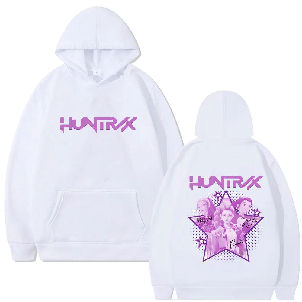 KPop Demon Hunters Hoodie Rumi Mira Zoey Graphic Sweatshirt Men Women Clothing Oversized Hoodies Male Vintage Pullover