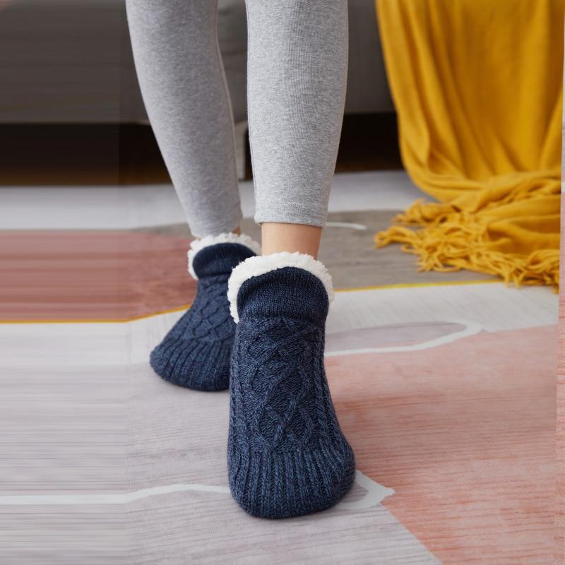 Floor Socks, Fleece, Thickening, Non-slip Socks, Warm, Home Socks, Adults, Children,men and Women