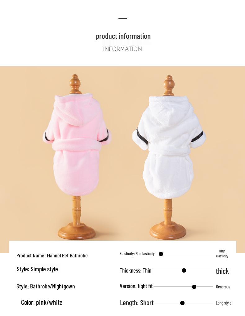 Hot-Selling Pet Robe Dog & Cat Clothing for Pomeranians