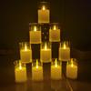 6Pcs Flameless LED Candle Lights Creative Wishing Led Tea Lamp Warm White Halloween Wedding Christmas Decoration Candle Light