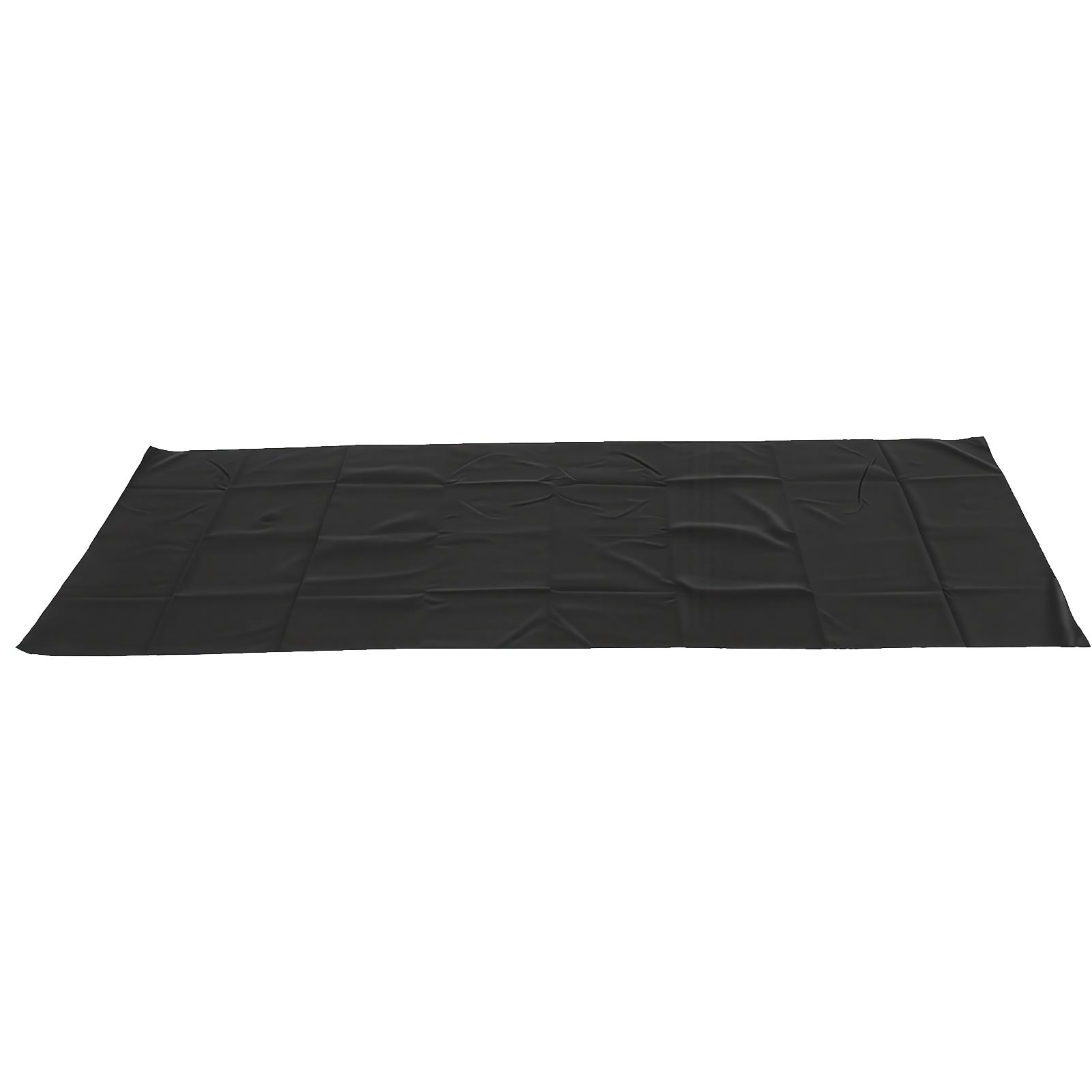 Serviette de plage magnétique anti-sable séchage rapide portable serviette de camping magnétique pour voyage en plein air noir