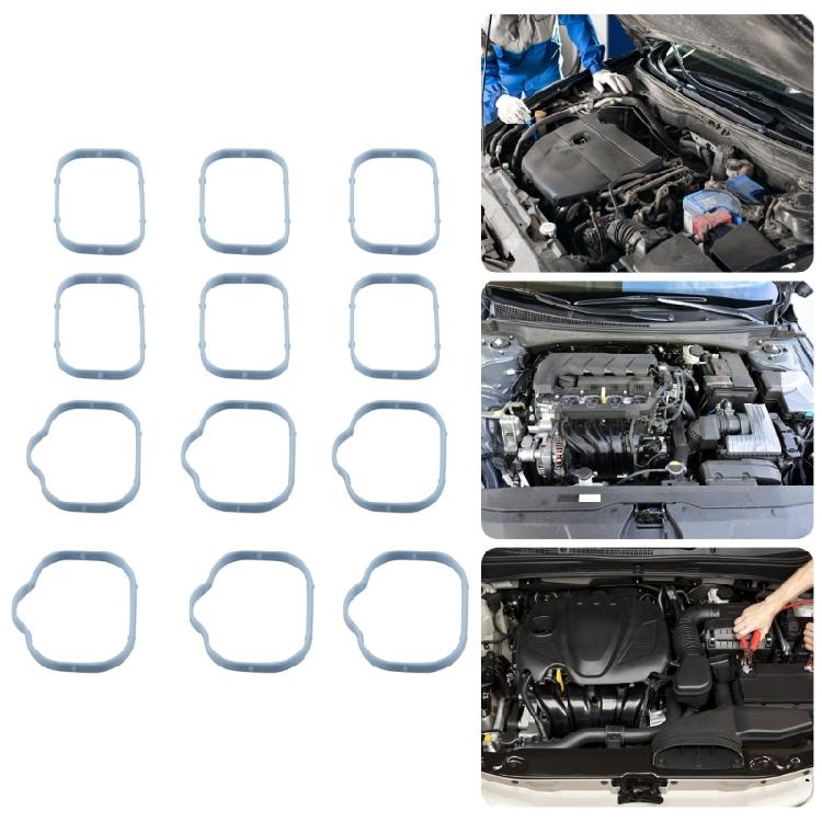 12Piece Engine Intake Manifold Gasket Automotive Sealing Solution Suitable for MS97204 3.6L Corrosion Resistant Designs