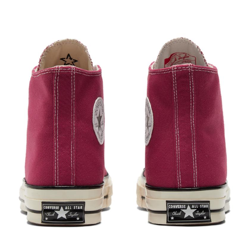 Converse 1970s Chuck Taylor All Star Trendy High-Top Espadrilles Unisex Red and Purple