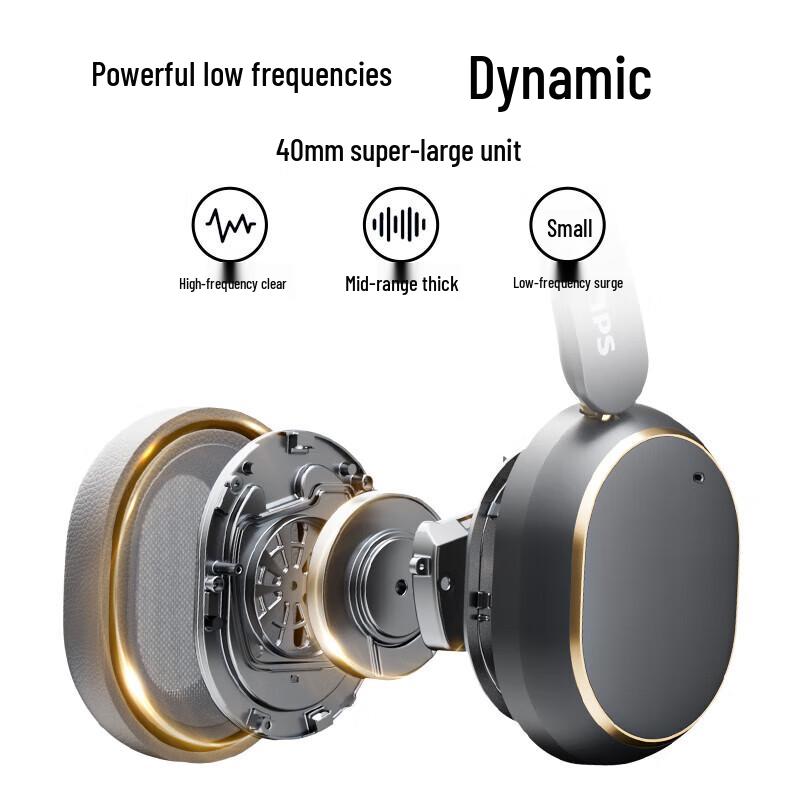 Philips TAH6519 Wireless Bluetooth Over-Ear Headphones