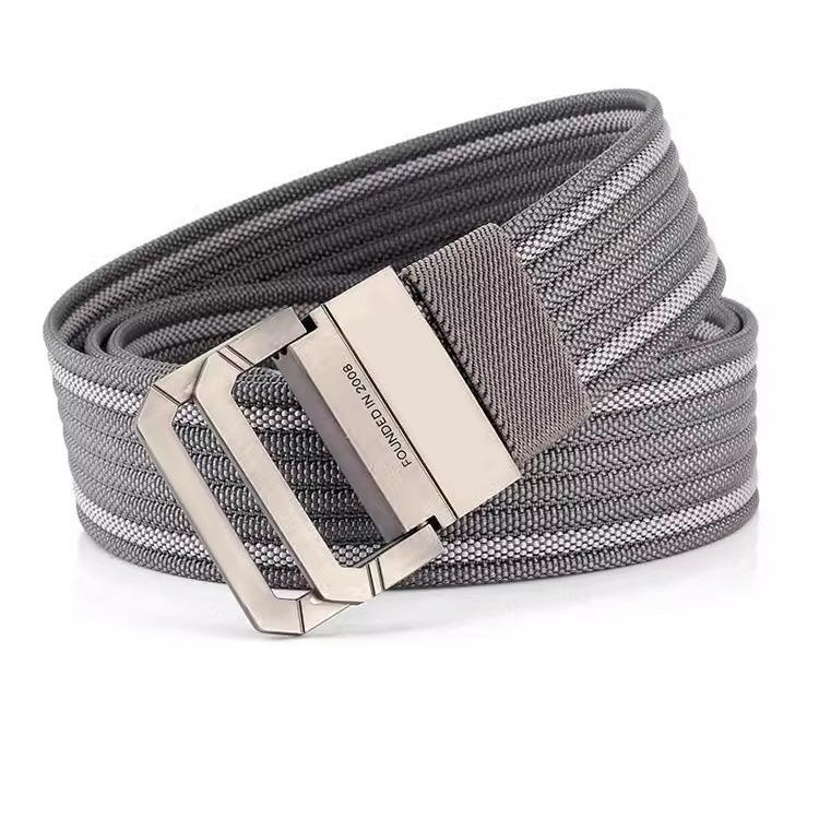 Tactical Belt Men'S Double Ring Buckle Nylon Belt Middle-Aged And Young Outdoor Versatile Belt
