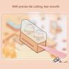 1Set Creative 3D Simulation Cabin Stickers Cute Cartoon Handmade DIY Landscaping Stickers Scene Stacking Pasting Stickers