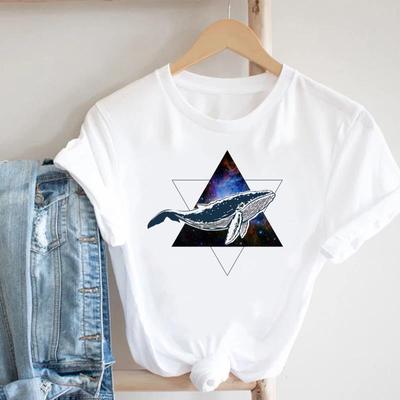 Sweet Beach 90s Tee Top Fashion T Shirt Lovely Style Clothing Casual Short Sleeve Women Print Lady Female Graphic T-shirt