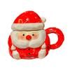 Niedliche Santa Keramiktasse Weihnachtsgeschenk Wasserbecher Kreative Persönlichkeit Trend Super Süße Zuhause Cartoon Tasse