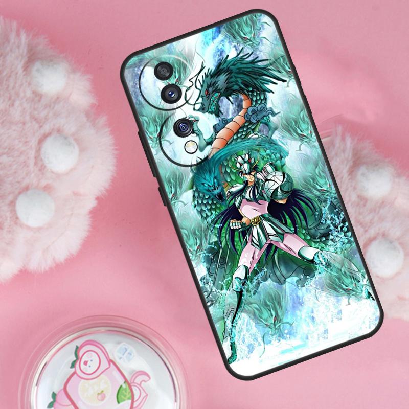 Saint Seiya Shiryu Case For Honor 200 Pro 50 70 90 Lite X9b X9a X8b X8a X8 X9 X9c Honor Magic 7 6 5 Lite Cover