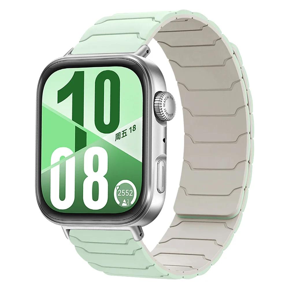 

Magnetic Strap for Huawei Watch Fit 4/3/2/1 Band Silicone Bracelet for Huawei Watch Fit3 Strap for Huawei Fit4Pro Correas 4/4pro For Huawei Fit 4 Pro