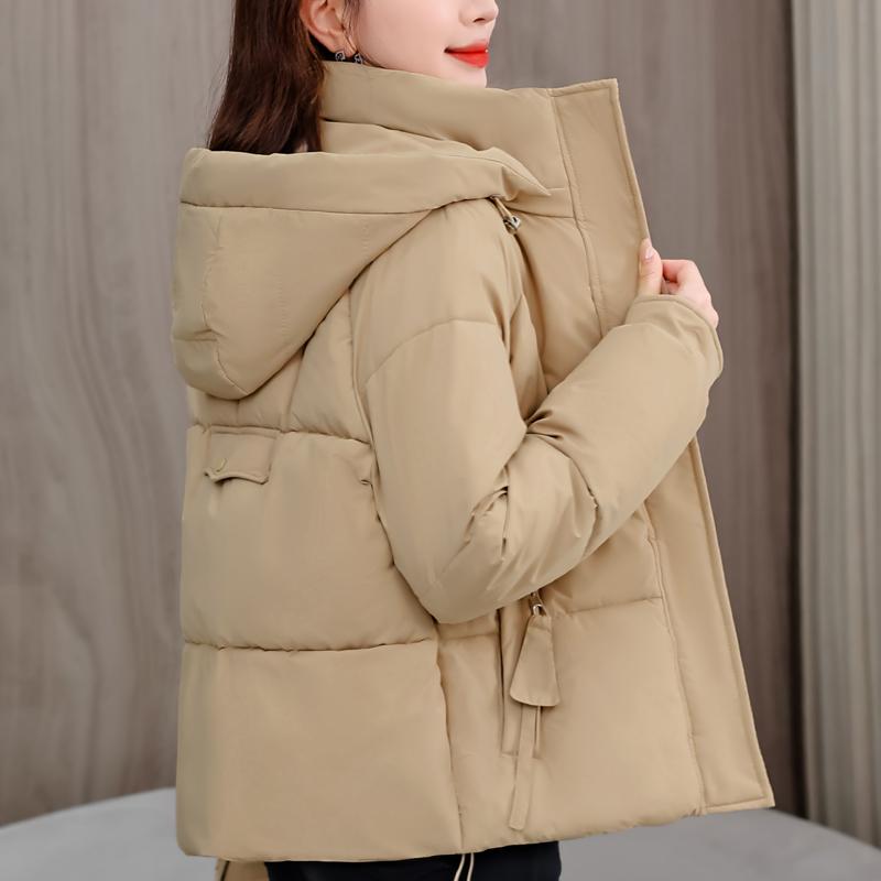 Fashion Winter Short Coat Female Warm Parkas Hooded Casual Thick Women Jackets