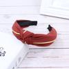 Fabric headband female Yiwu headdress jewelry autumn and winter feeling wide edge versatile high skull top headband hairpin