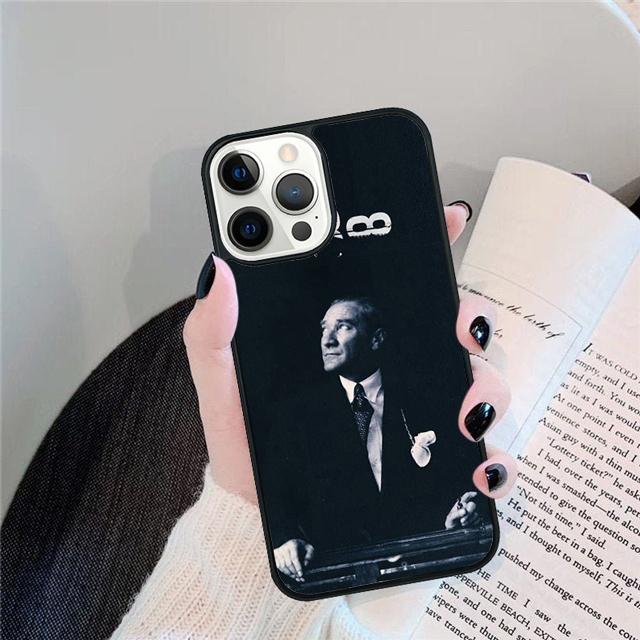 Mustafa Kemal Ataturk Phone Case Cover For iPhone 17 Air 16 15 14 13 12 Pro Max 11 Pro Max Plus Coque Shell