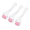 3 Pcs Face Muscle Massage Roller Deep Relaxation Relieve Fatigue Silicone Facial Eye Massage Roller Pink