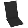 Folding Garden Chairs Set 3 Pieces with Cushions Solid Acacia Wood