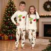 Christmas Print Neck Top and Jogger Pants Set Casual Two Piece Outfit for Holiday Loungewear