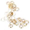 100 Pcs Brass Cloth DIY Tool Knitting Accessory Anti Rust Leather Craft Clothing Eyelet