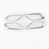 For Mazda CX-5 2017-2024 Silver Titanium Inner Door Handle Lock Frame Trim 4PCS