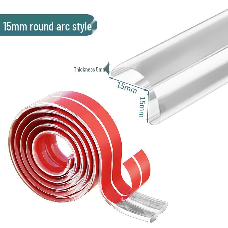 Transparent Baby Safety Corner Guard – No-Glue Edge and Corner Bumper
