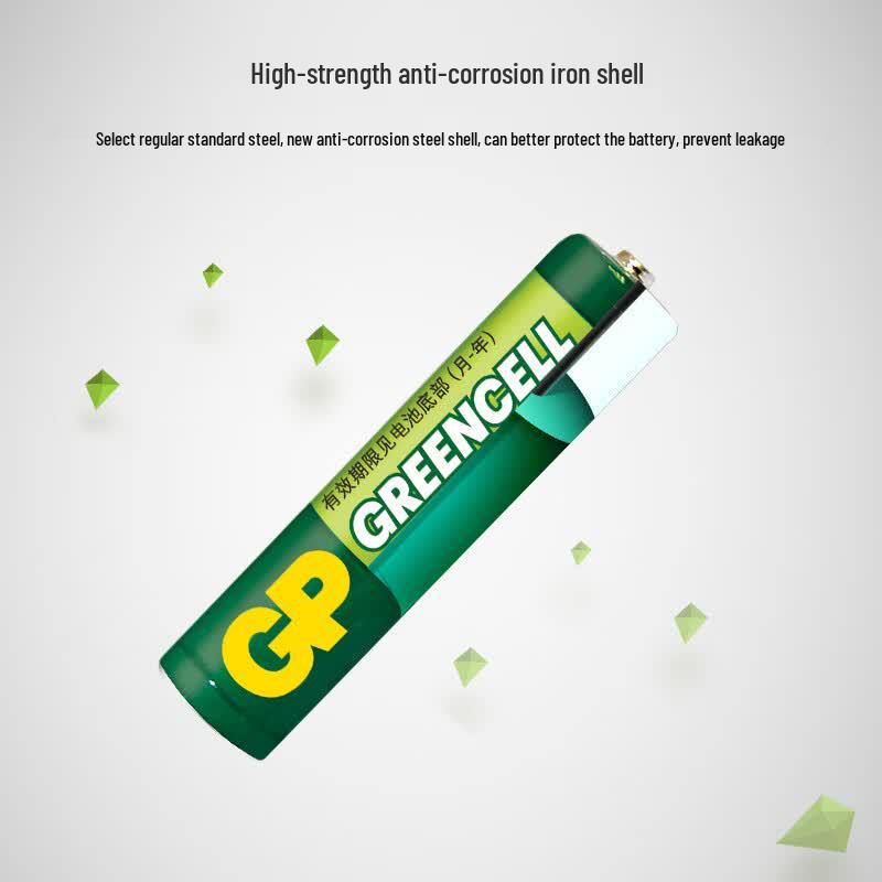 GP AAA Carbon-Zinc Batteries CN plug (adapter included)