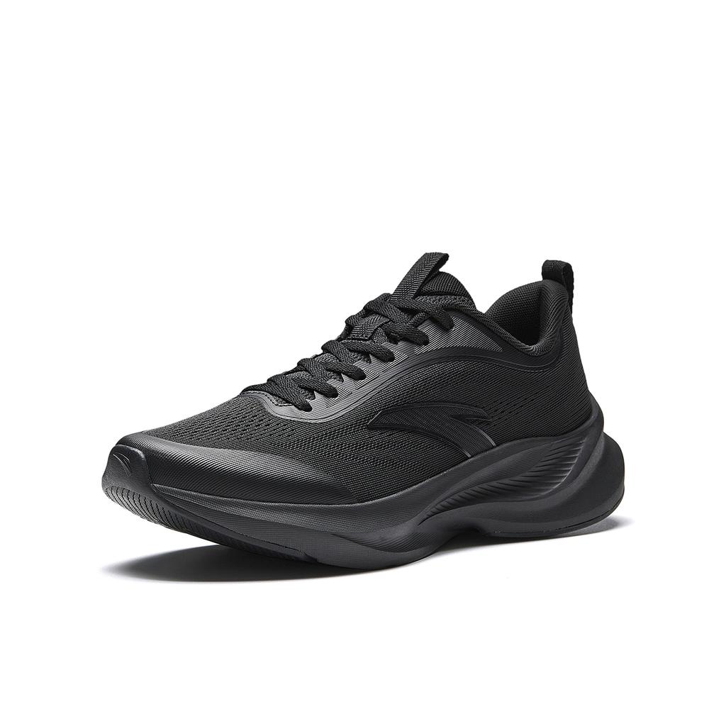 Anta Textile, Rubber Low Top Running Shoes Men's Basic Black 112615527-1