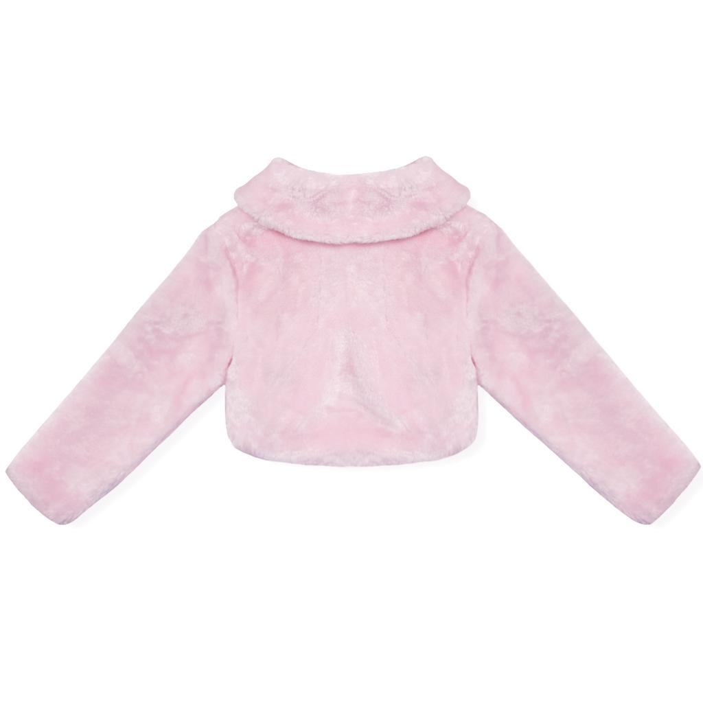 flower girl fur jacket