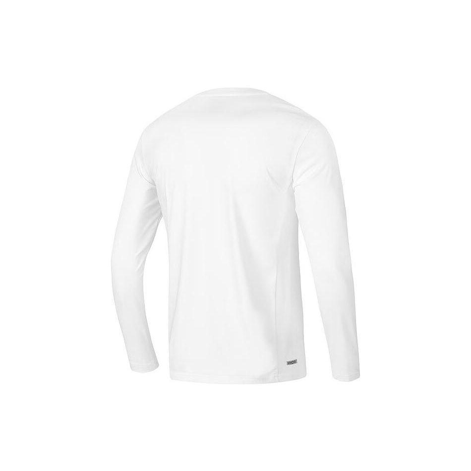 Skechers Basic Sports Series American Retro Print Classic Simple Knit Crew Neck Pullover Casual Knit Long Sleeve T-Shirt Men Tops P423M134-0019