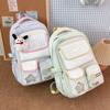 Schoolbag high value cute girl pain bag backpack ins schoolbag college junior high school large capacity student backpack