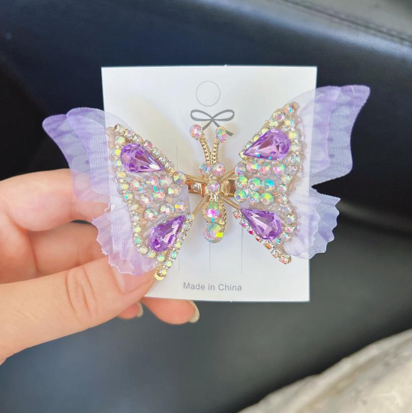 Korean Ancient Style Flapping Butterfly Tassel Hair Clip & Hairpin