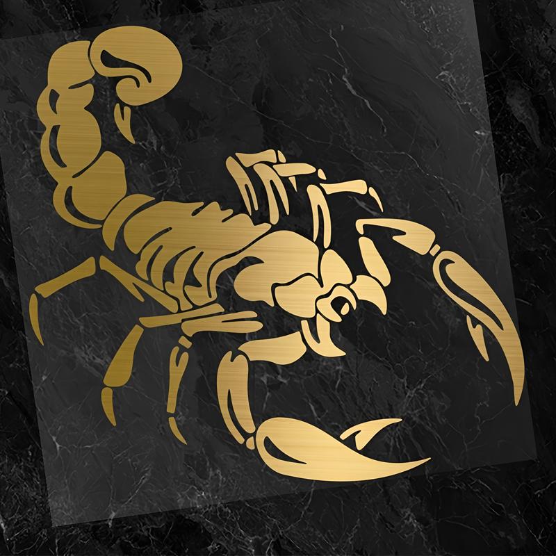 Cool dual wielding scorpions creative&funny stickers for cartoon fans&lover,high quality for car trucks motorcycles & laptops