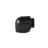 2PCS Black/Silver Water Cooling System Adapter 90 Degree Right Angle Elbow  Cooling System