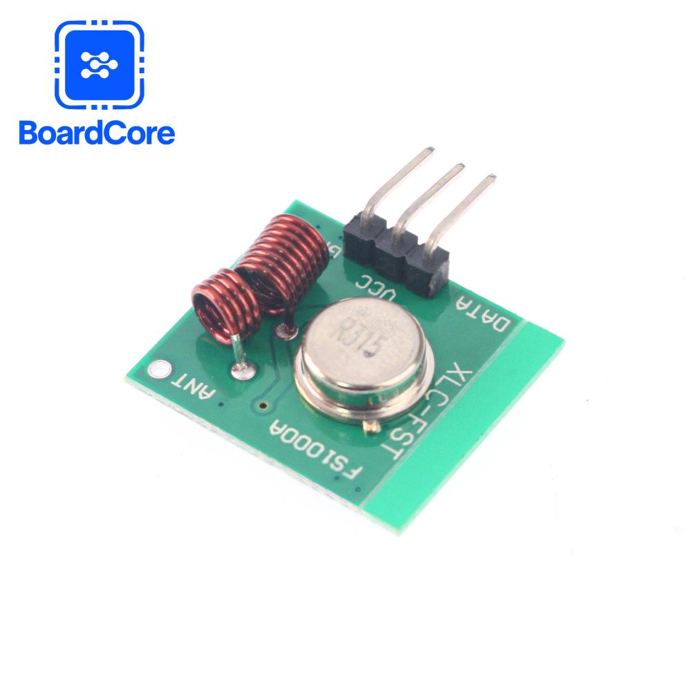 1 Paire Module Émetteur-Récepteur Super Régénération 315MHz Module Émetteur et Récepteur Sans Fil 5V CC pour Télécommande Projets DIY