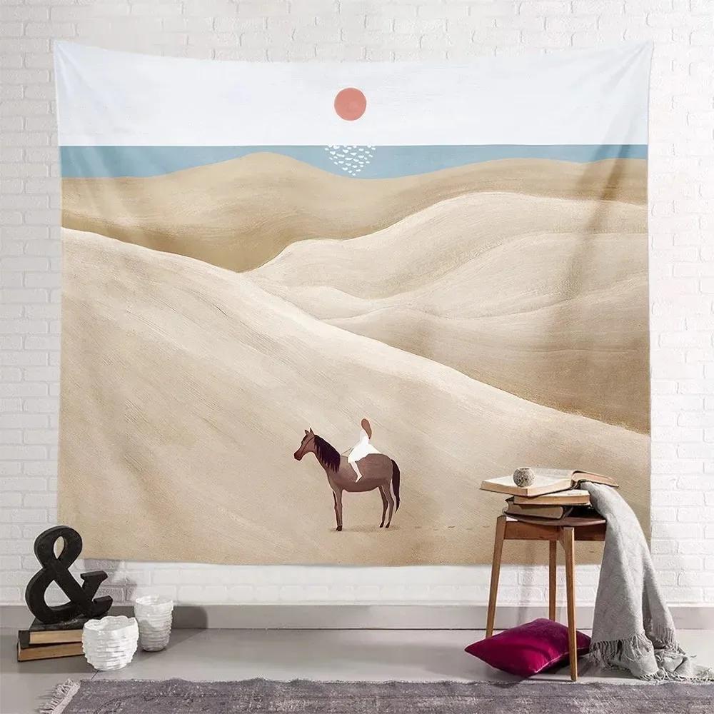 Botanical Art Tapestry Minimalist Design Unique Wall Decor for Living Room Perfect Gift for Plant Lovers