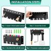 Pressure Washer Gun Snow Foam Lance Holder for Foam Cannon Nozzle Tip and Wand Extension Storage Rack Fit 1/4" Quick Connector