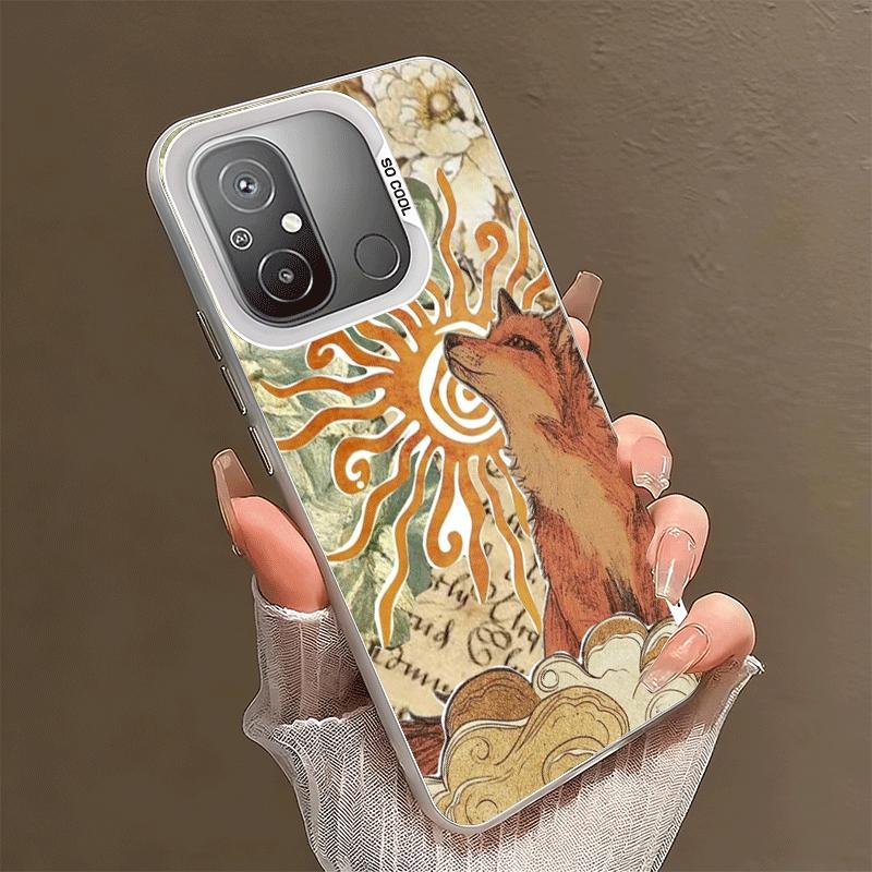 Cartoon Fox Animal Shockproof Phone Case for Xiaomi Poco X7 X6 X5 X3 Pro F7 Ultra M8 Redmi 15C 15 14C 13C 12C 10C 13 12 10