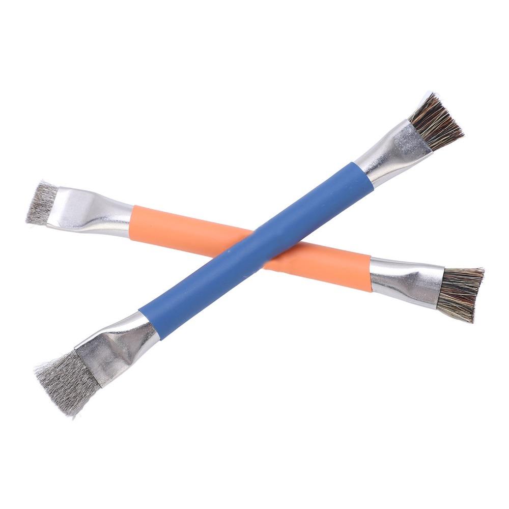 2 szt. Metalowy uchwyt Antystatyczna szczotka do czyszczenia