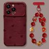 Love Bow Lanyard Suitable for Apple 17 New Year Mobile Phone Case Iphone15promax Silicone 16 Xiaomi 14