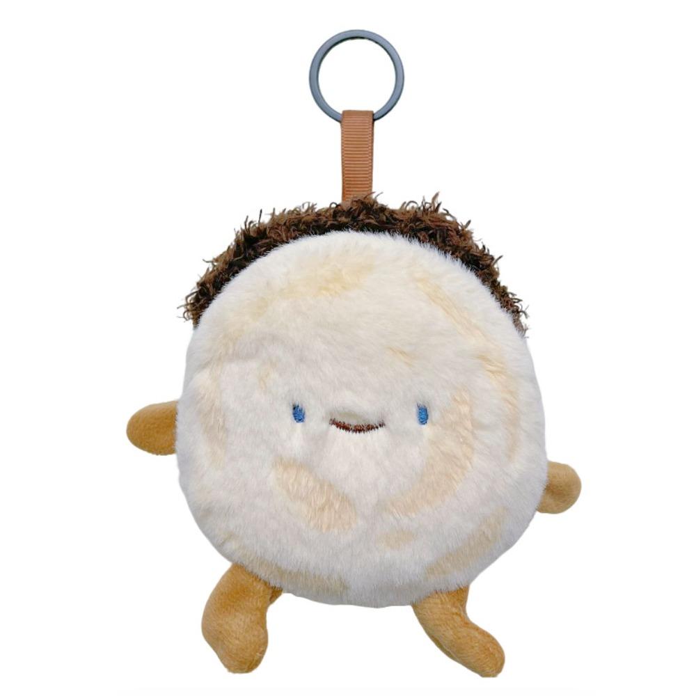 Baoding Characteristic Donkey Meat Fire Plush Toy Creative Dish Steamed Bun Doll Pendant Xi'an Roujiamo Doll Pendant
