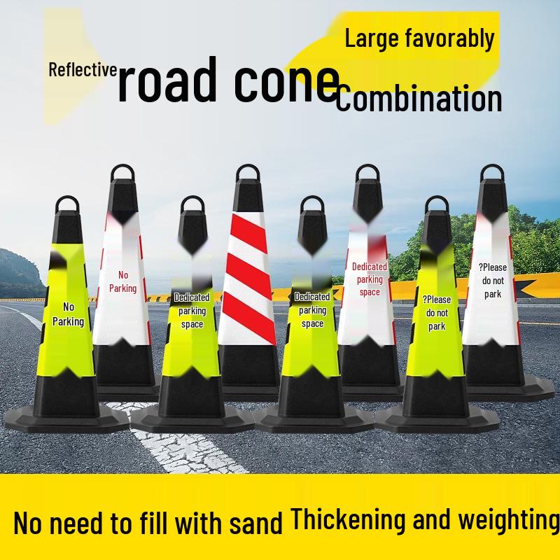 No Parking Zone Reflective Warning Cone