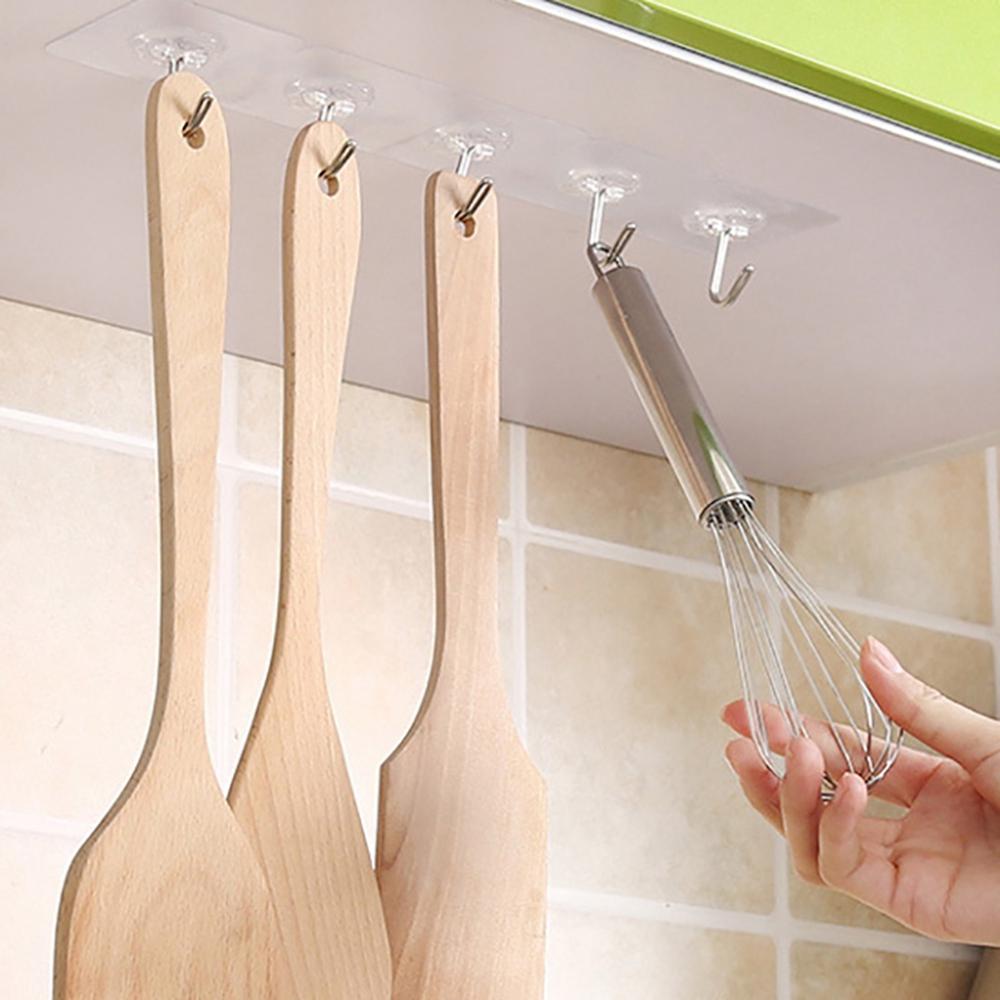 Self Adhesive Seamless Waterproof Hanging Hook Adhesive Hooks Wall Hooks Sucker